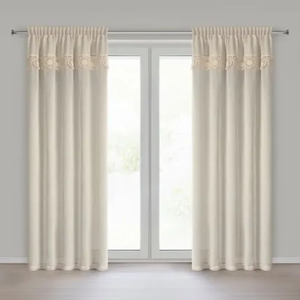 Firana Gotowa Alessia 1 Na Taśmie 140 X 270 CM naturalny