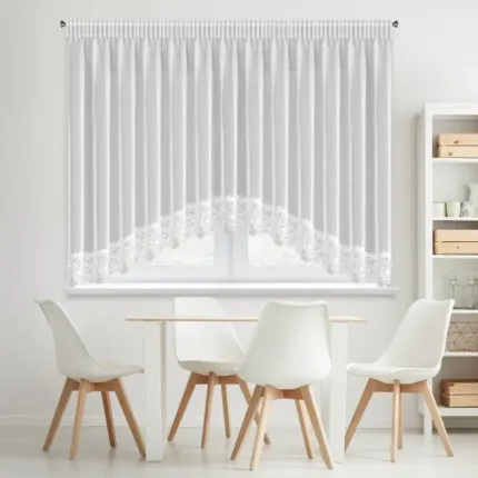 FIRANA GOTOWA ARTEMIDA NA TAŚMIE 400 X 160 CM BIAŁY