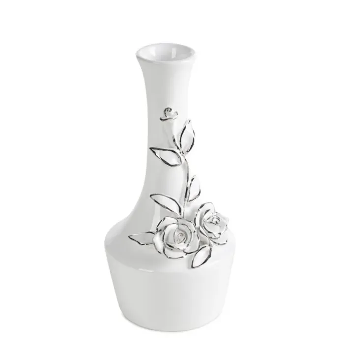 WAZON DEKORACYJNY GIANA (02) O 12 X 24 CM BIAŁY
