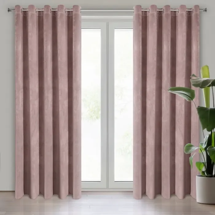 Zasłona Gotowa Villa 140 X 250 CM pudrowy róż