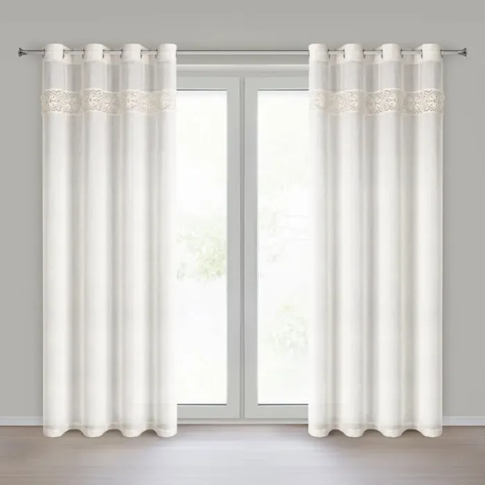 Firana Gotowa Catlin 140 X 250 CM naturalny