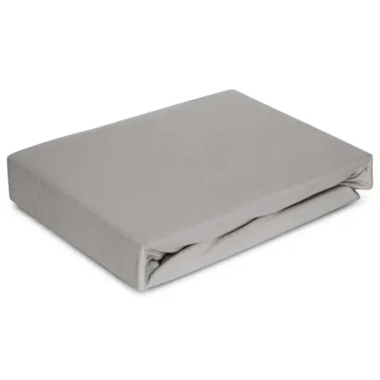 Prześcieradło z Gumką Jers4 X 25 CM srebrny