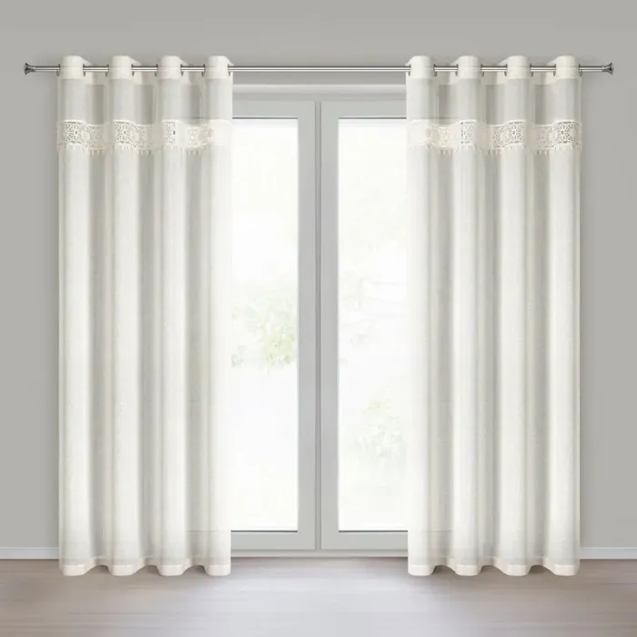 Firana Gotowa Eveline 140 X 250 CM naturalny