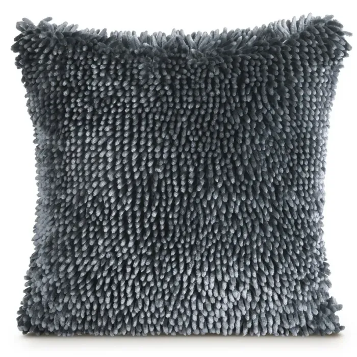 Poszewka Shaggy 45 X 45 CM srebrny