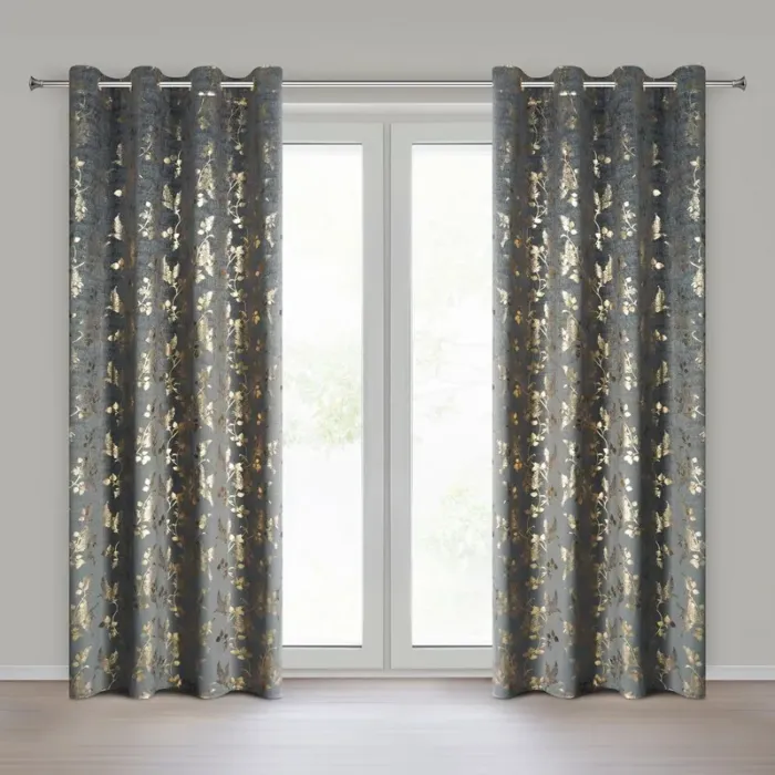 ZASŁONA GOTOWA HILARY 140 X 250 CM SREBRNY