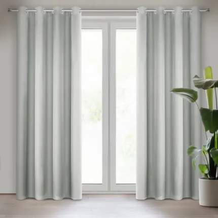 ZASŁONA GOTOWA RITA 140 X 250 CM SREBRNY