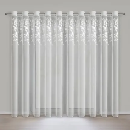 Firana Gotowa Rosie 1 350 X 250 CM biały