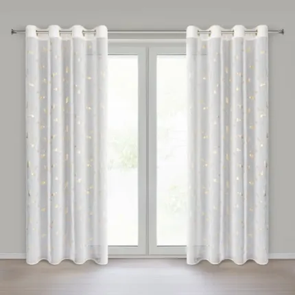 FIRANA GOTOWA NIKKI 140 X 250 CM BIAŁY