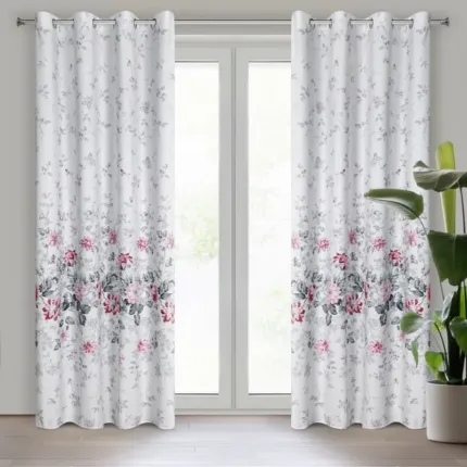 Zasłona Gotowa D91 Lea 05 140 X 250 CM srebrny