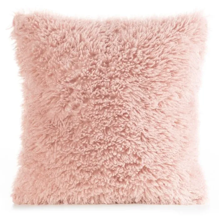 Poszewka Plush Róż 45 X 45 CM różowy