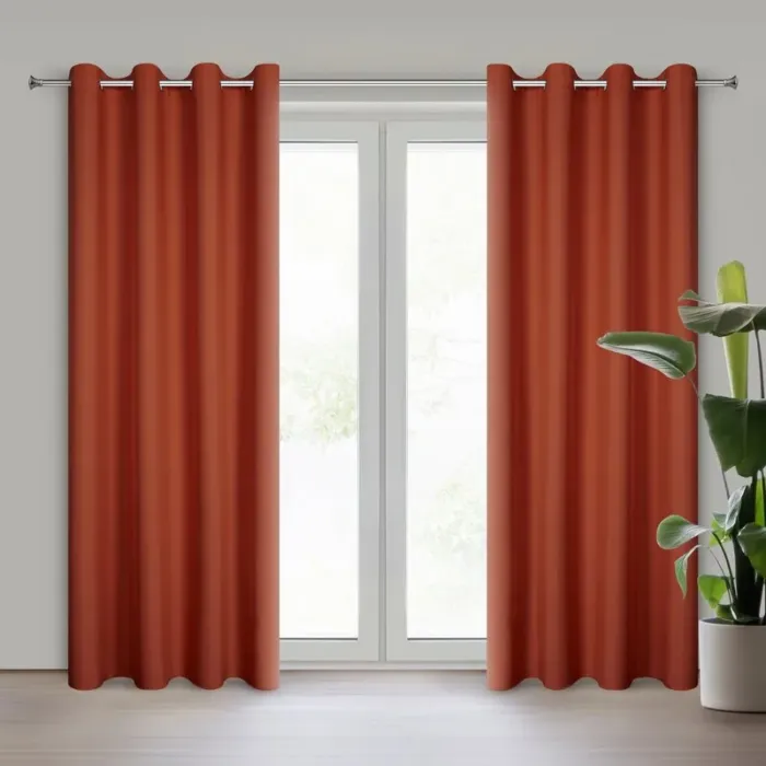 Zasłona Gotowa Rita 140 X 250 CM ceglasty