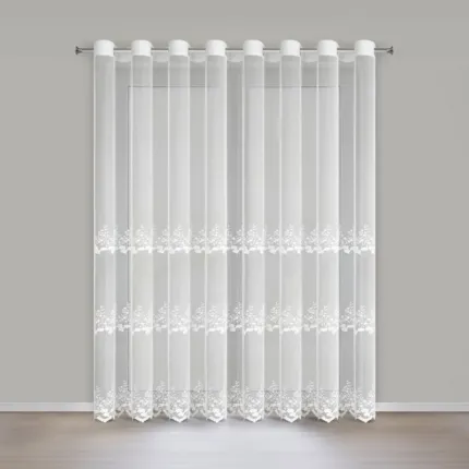 FIRANA GOTOWA JASMINA 350 X 250 CM BIAŁY