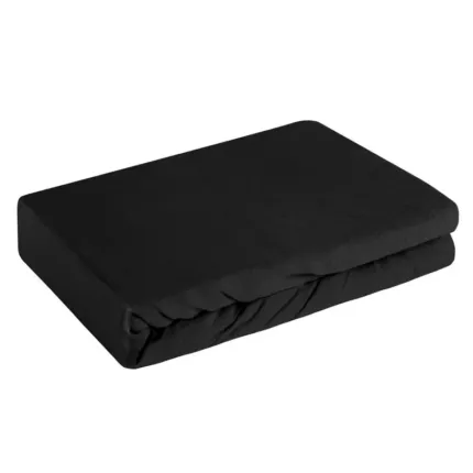 Prześcieradło Jersey3 X 25 CM czarny