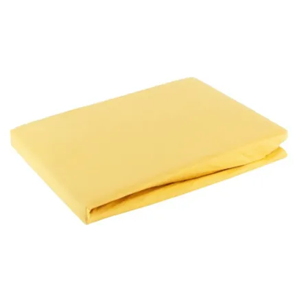 Prześcieradło z Gumką Jersey D91 X 25 CM musztardowy