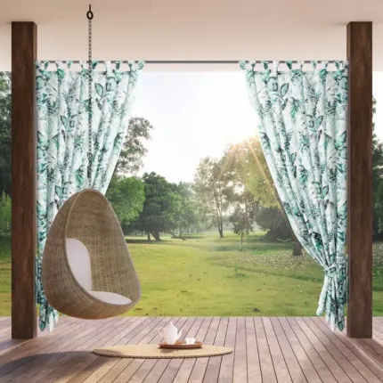 Zasłona Gotowa Garden2 na Szelkach biały