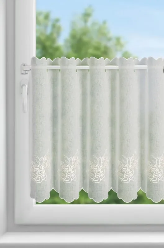 Firana Gotowa Elsie 145 X 70 CM biały