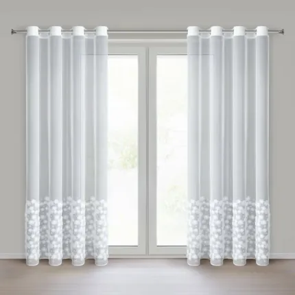 FIRANA GOTOWA CLARA 2 140 X 250 CM BIAŁY