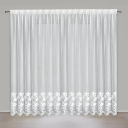 Firana Gotowa Charli Na Taśmie 400 X 270 CM biały