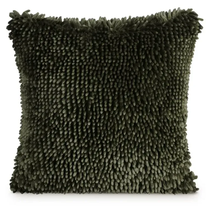 Poszewka Shaggy 45 X 45 CM oliwkowy