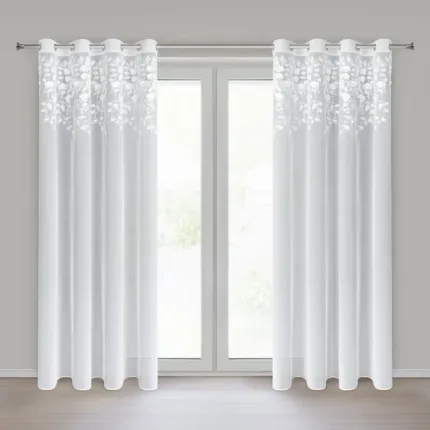 FIRANA GOTOWA ROSIE 1 140 X 250 CM BIAŁY