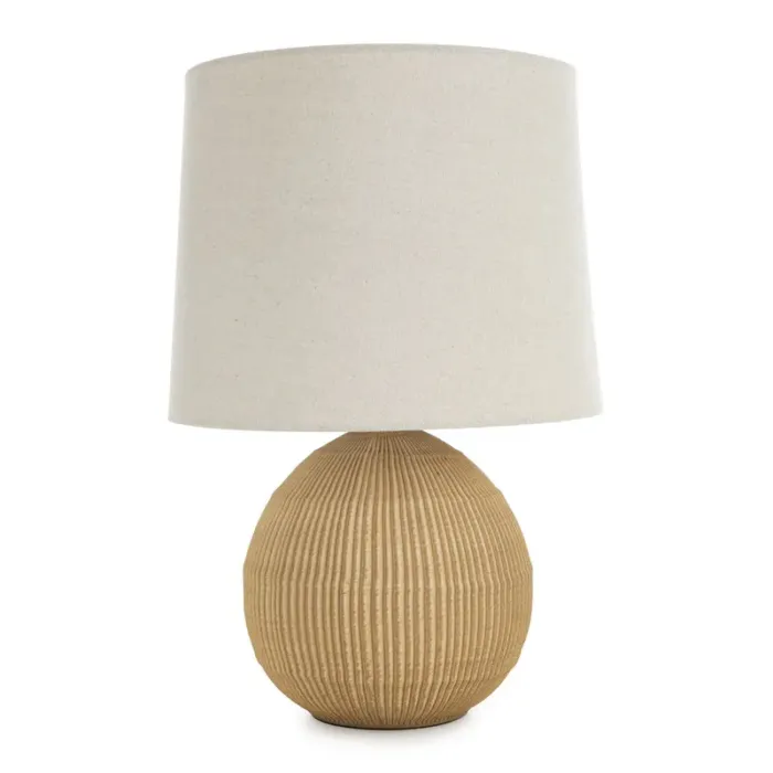 LAMPA O 34 X 51 CM KREMOWY