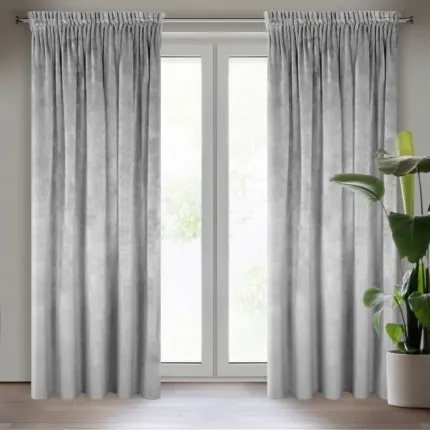 Zasłona Gotowa Villa Na Taśmie 140 X 270 CM stalowy