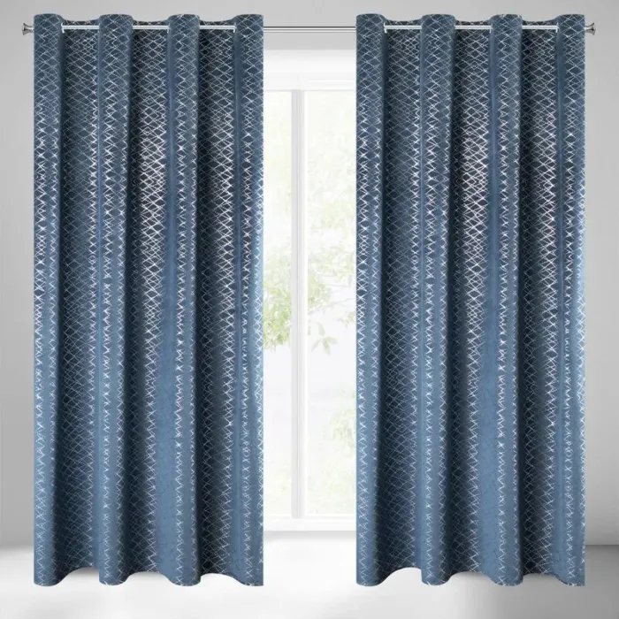 Zasłona Gotowa D91 Moly 140 X 250 CM granatowy