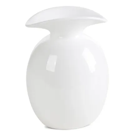 WAZON DEKORACYJNY SONIA (01) 15 X 13 X 21 CM BIAŁY