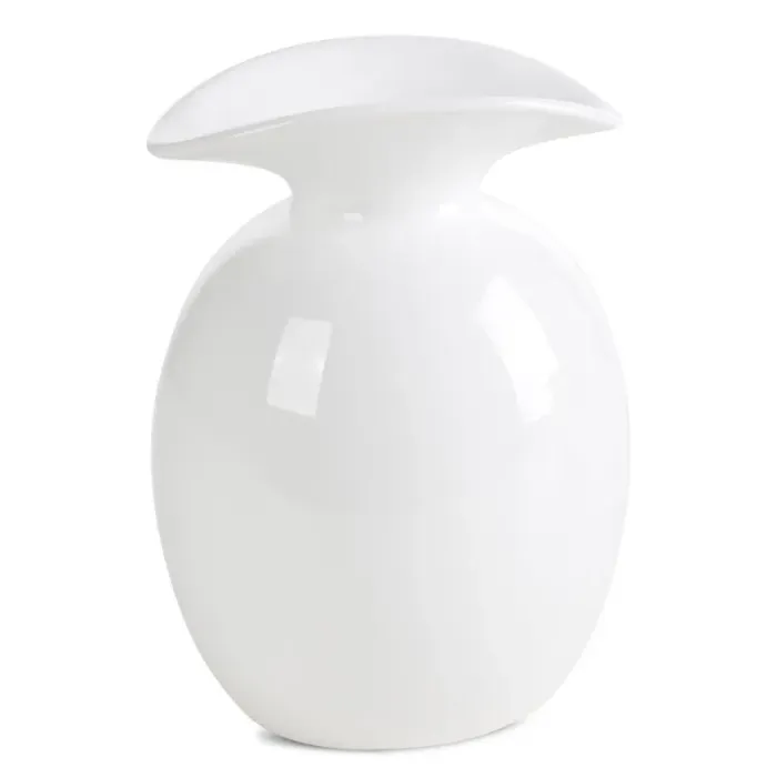 WAZON DEKORACYJNY SONIA (01) 15 X 13 X 21 CM BIAŁY