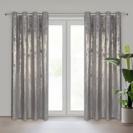 Zasłona Gotowa Renia 140 X 250 CM stalowy