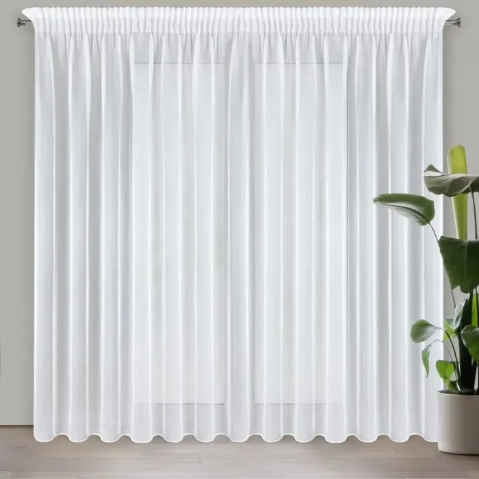 Firana Gotowa Mirea Na Taśmie 350 X 270 CM biały
