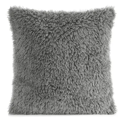 Poszewka Plush Sreb 45 X 45 CM srebrny