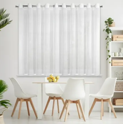 FIRANA GOTOWA REBECCA 350 X 160 CM BIAŁY