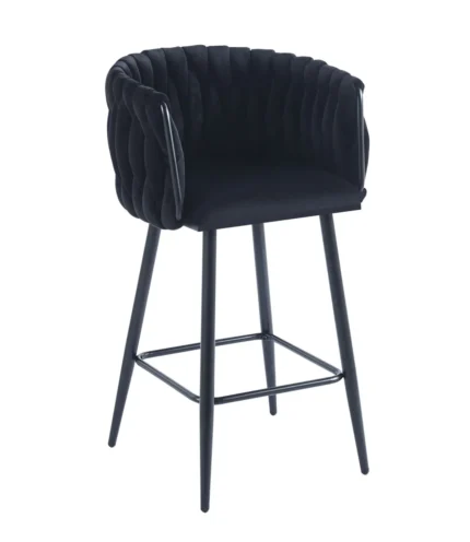 Hoker velvet - Riviera 100 czarny