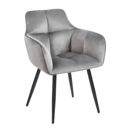 Krzesło velvet K40-FX (szare)