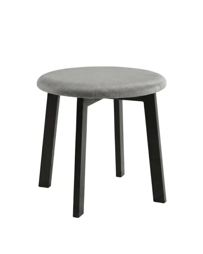 Taboret czarny + szary Monolith 84