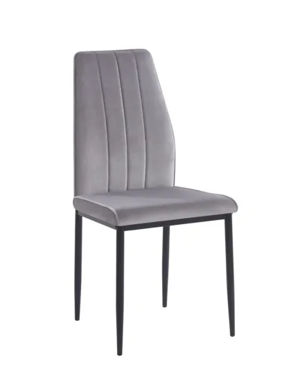 Krzesło velvet K12-FX (szare)