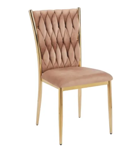 Krzesło velvet - Riviera 24 cappuccino K37-FX (G)