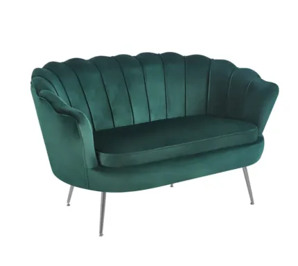 Sofa velvet SF1-FX (S) - Riviera 38 zielona
