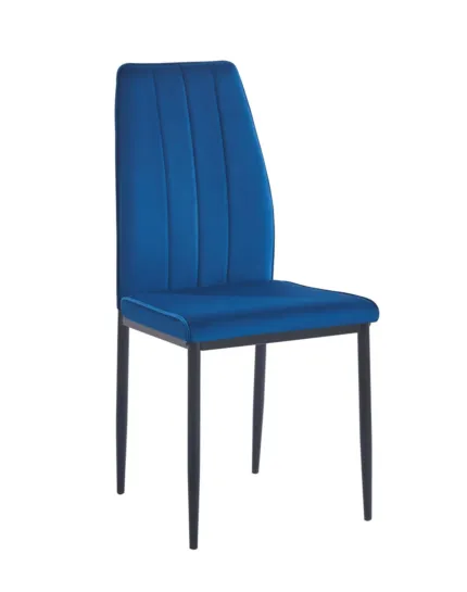 Krzesło velvet K12-FX (niebieskie)