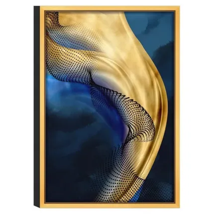 Obraz 120/80cm Gold Dew 1 w eleganckiej złotej ramie