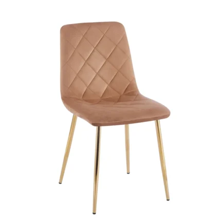 Krzesło velvet – Riviera 24 cappuccino