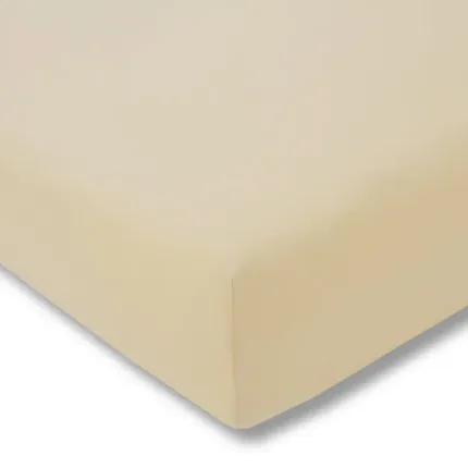 Prześcieradło bawełniane 160x200cm + 25 cm Jersey brązowe