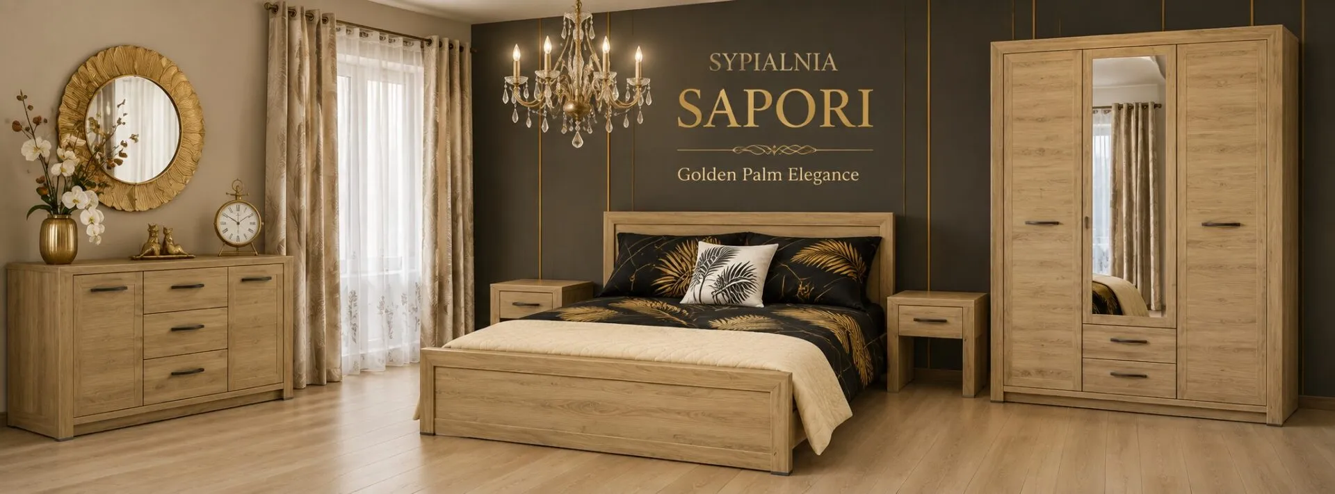 SYPIALNIA SAPORI – Golden Palm Elegance