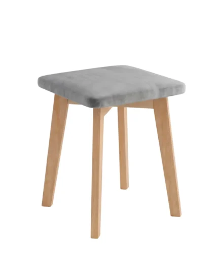 Taboret dąb złoty craft + szary Monolith 84