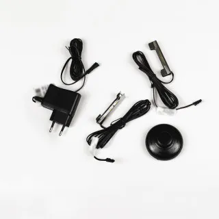 Zestaw LED 2pkt. białe zimne Inox