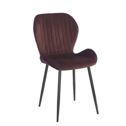 Krzesło velvet - Riviera 28 brązowe K1-FX